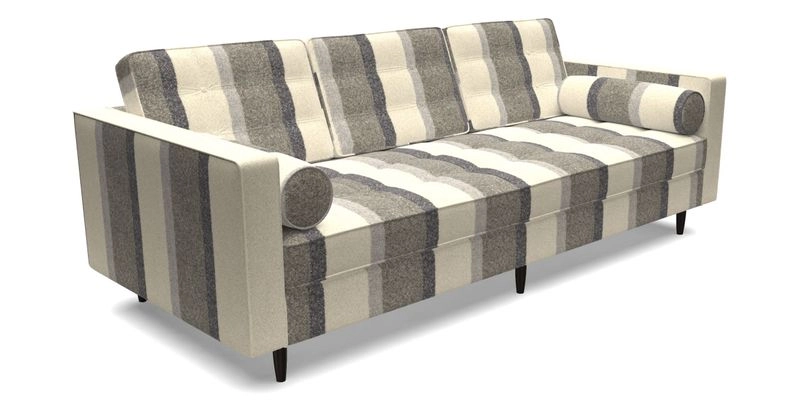 Marylebone 3 Seater Sofa in Clever Tough And Eco Velvet Indigo