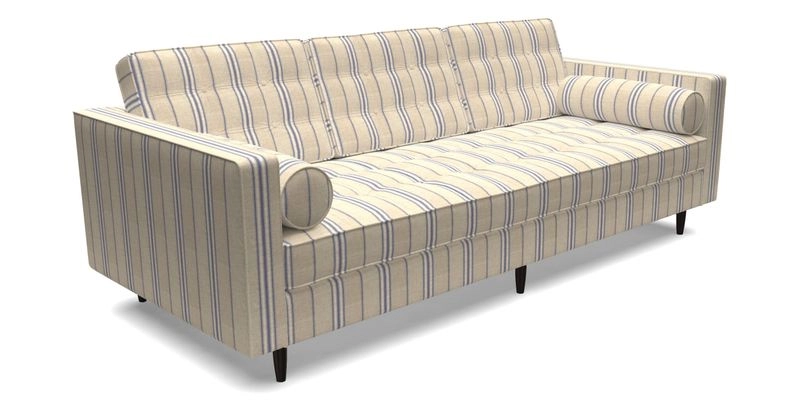 Marylebone 3 Seater Sofa in Clever Tough And Eco Velvet Indigo
