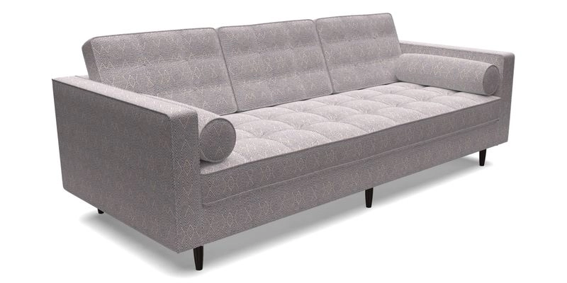 Marylebone 3 Seater Sofa in Clever Tough And Eco Velvet Indigo