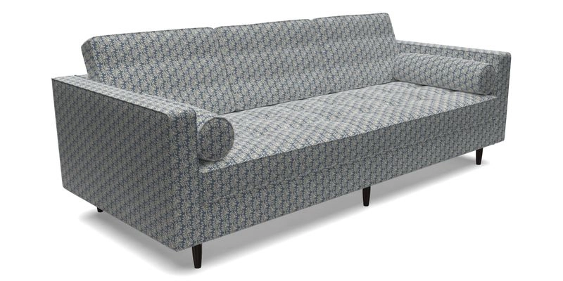 Marylebone 3 Seater Sofa in Clever Tough And Eco Velvet Indigo