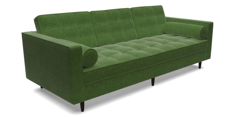 Marylebone 3 Seater Sofa in Clever Tough And Eco Velvet Indigo