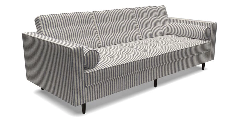 Marylebone 3 Seater Sofa in Clever Tough And Eco Velvet Indigo
