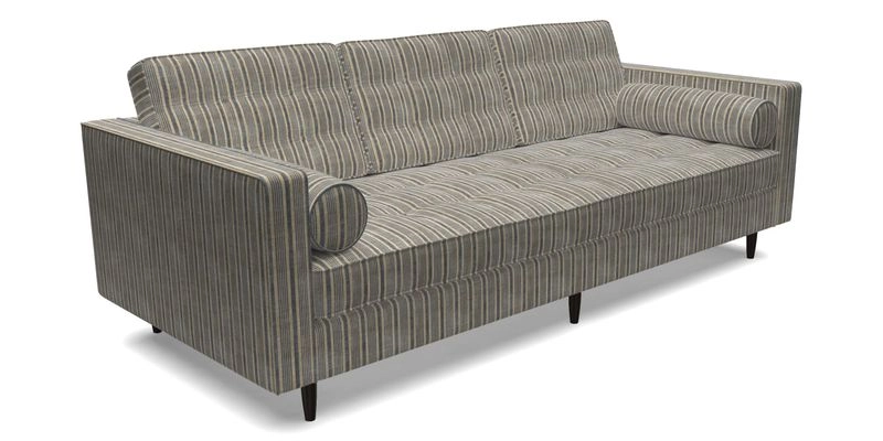 Marylebone 3 Seater Sofa in Clever Tough And Eco Velvet Indigo
