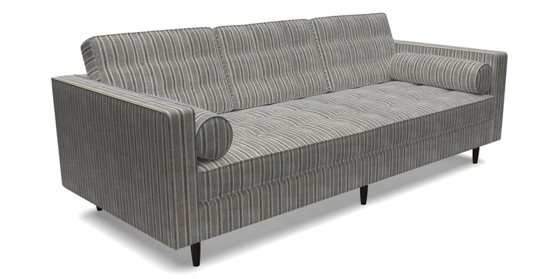 Marylebone 3 Seater Sofa in Clever Tough And Eco Velvet Indigo