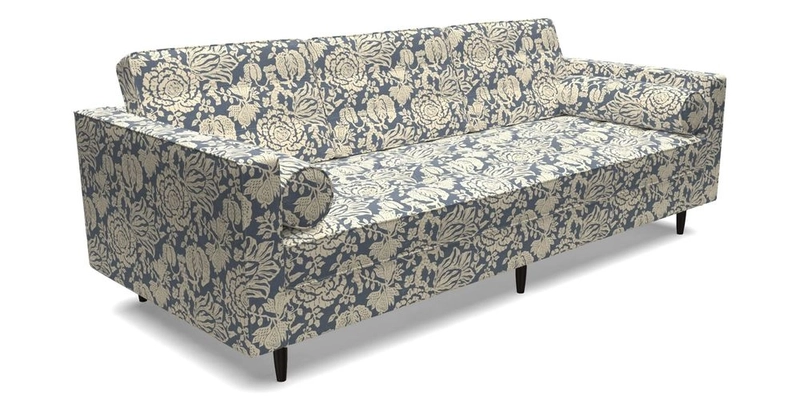 Marylebone 3 Seater Sofa in Clever Tough And Eco Velvet Indigo