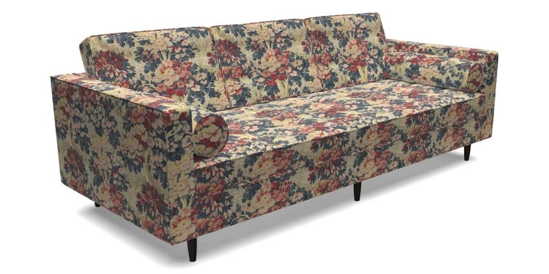 Marylebone 3 Seater Sofa in Clever Tough And Eco Velvet Indigo
