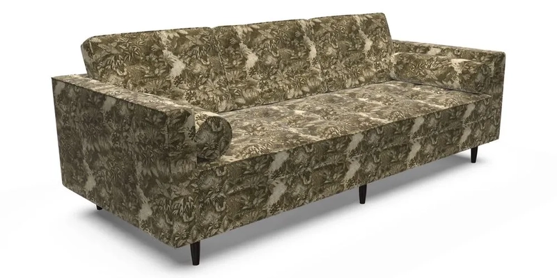 Marylebone 3 Seater Sofa in Clever Tough And Eco Velvet Indigo