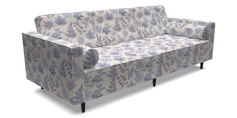 Marylebone 3 Seater Sofa in Clever Tough And Eco Velvet Indigo