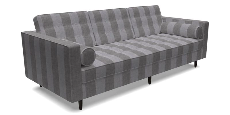 Marylebone 3 Seater Sofa in Clever Tough And Eco Velvet Indigo