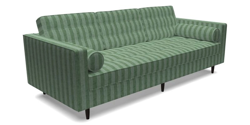 Marylebone 3 Seater Sofa in Clever Tough And Eco Velvet Indigo