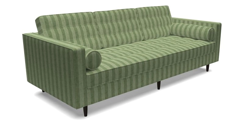 Marylebone 3 Seater Sofa in Clever Tough And Eco Velvet Indigo