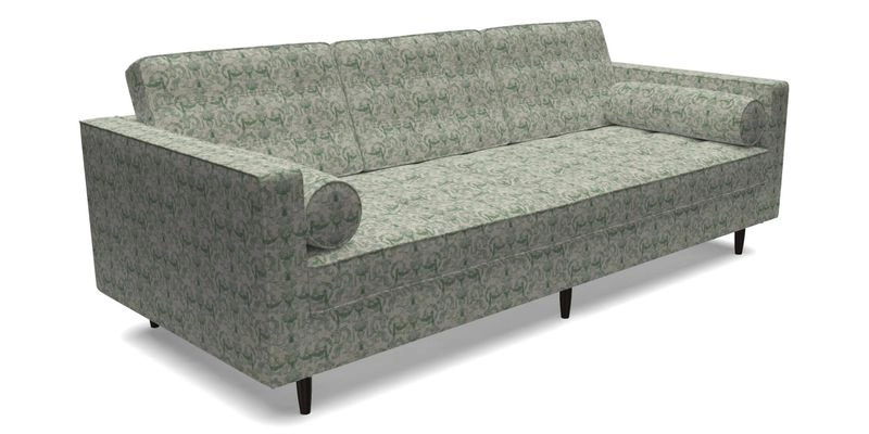 Marylebone 3 Seater Sofa in Clever Tough And Eco Velvet Indigo