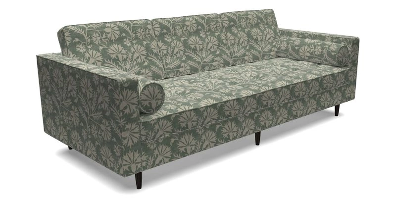Marylebone 3 Seater Sofa in Clever Tough And Eco Velvet Indigo