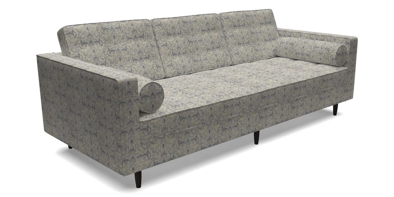 Marylebone 3 Seater Sofa in Clever Tough And Eco Velvet Indigo