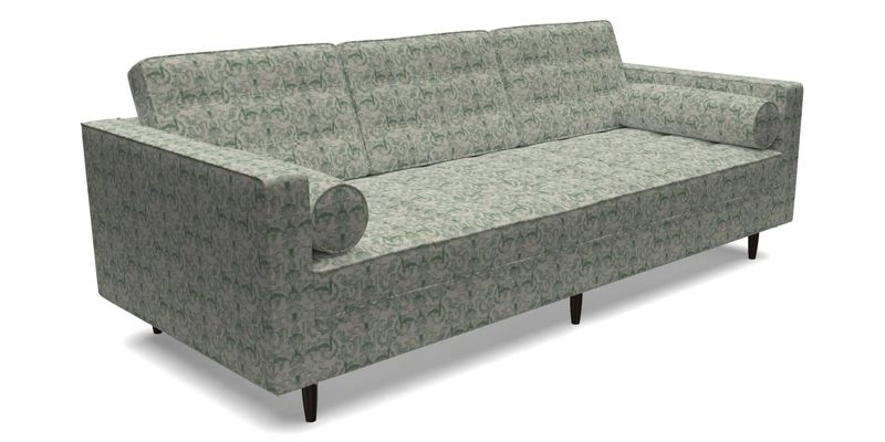 Marylebone 3 Seater Sofa in Clever Tough And Eco Velvet Indigo