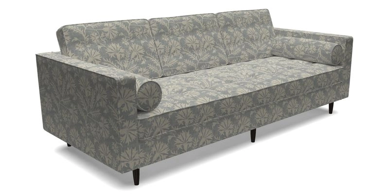 Marylebone 3 Seater Sofa in Clever Tough And Eco Velvet Indigo