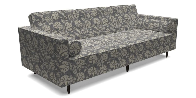 Marylebone 3 Seater Sofa in Clever Tough And Eco Velvet Indigo