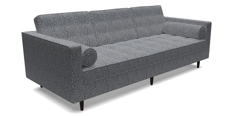 Marylebone 3 Seater Sofa in Clever Tough And Eco Velvet Indigo
