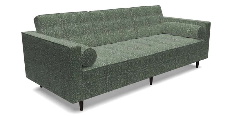 Marylebone 3 Seater Sofa in Clever Tough And Eco Velvet Indigo