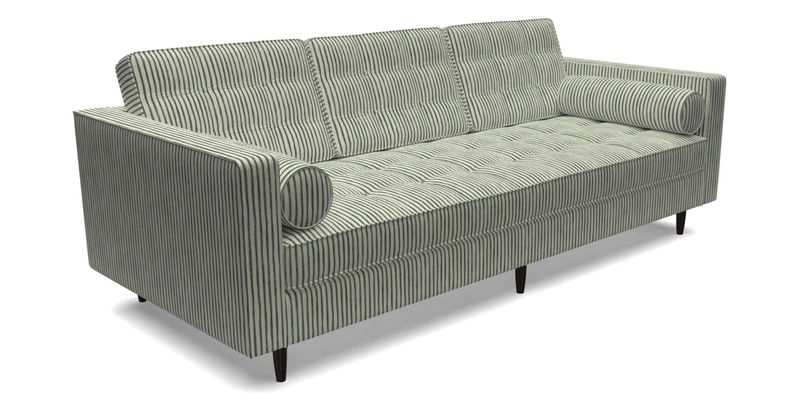 Marylebone 3 Seater Sofa in Clever Tough And Eco Velvet Indigo