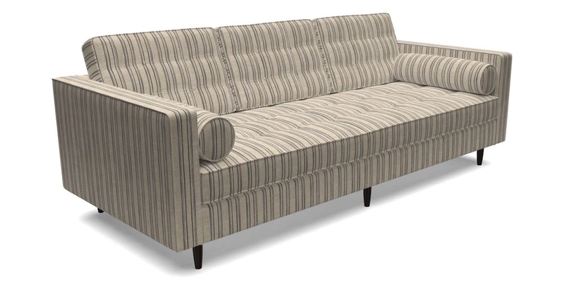 Marylebone 3 Seater Sofa in Clever Tough And Eco Velvet Indigo