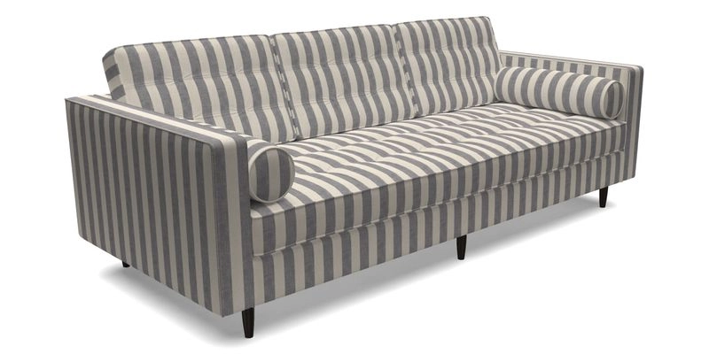 Marylebone 3 Seater Sofa in Clever Tough And Eco Velvet Indigo