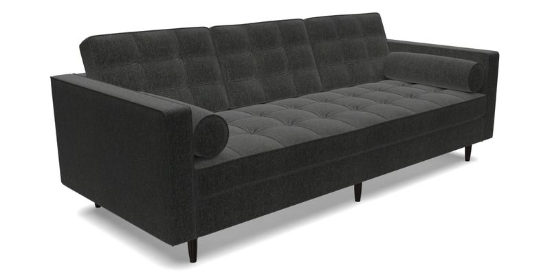 Marylebone 3 Seater Sofa in Clever Tough And Eco Velvet Indigo