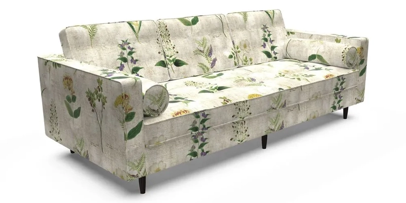 Marylebone 3 Seater Sofa in Clever Tough And Eco Velvet Indigo