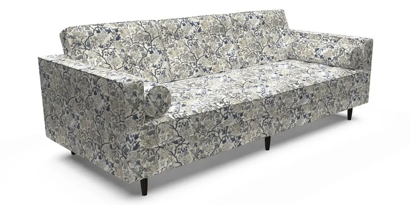 Marylebone 3 Seater Sofa in Clever Tough And Eco Velvet Indigo