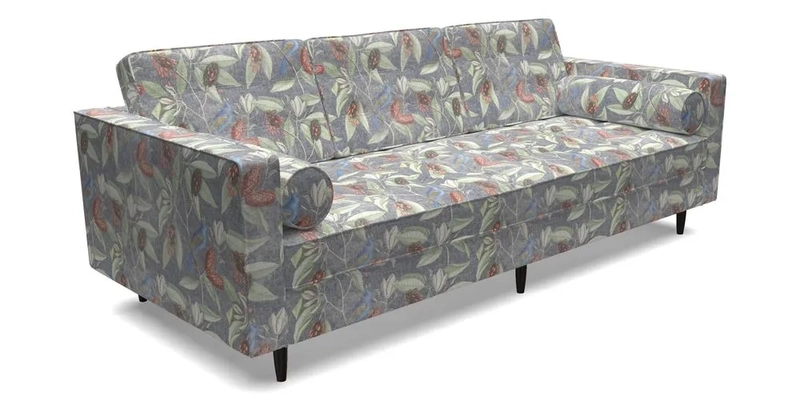 Marylebone 3 Seater Sofa in Clever Tough And Eco Velvet Indigo
