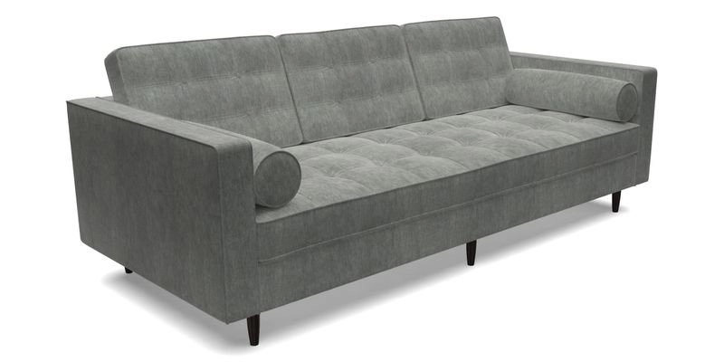 Marylebone 3 Seater Sofa in Clever Tough And Eco Velvet Indigo