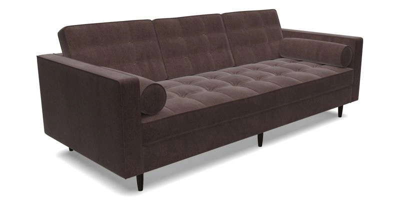 Marylebone 3 Seater Sofa in Clever Tough And Eco Velvet Indigo