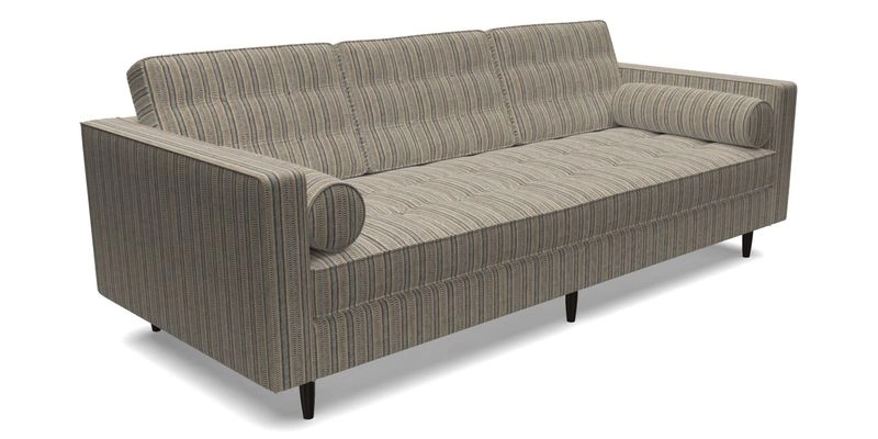 Marylebone 3 Seater Sofa in Clever Tough And Eco Velvet Indigo