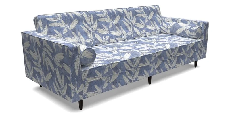Marylebone 3 Seater Sofa in Clever Tough And Eco Velvet Indigo