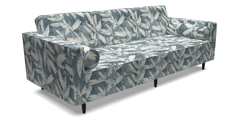 Marylebone 3 Seater Sofa in Clever Tough And Eco Velvet Indigo