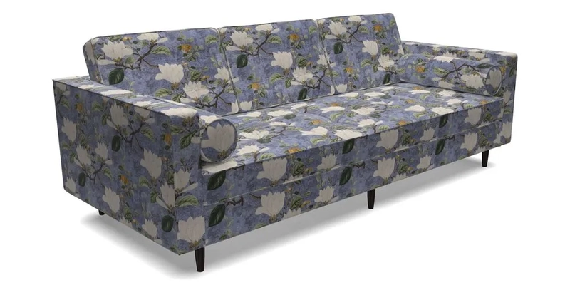 Marylebone 3 Seater Sofa in Clever Tough And Eco Velvet Indigo