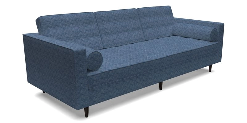Marylebone 3 Seater Sofa in Clever Tough And Eco Velvet Indigo