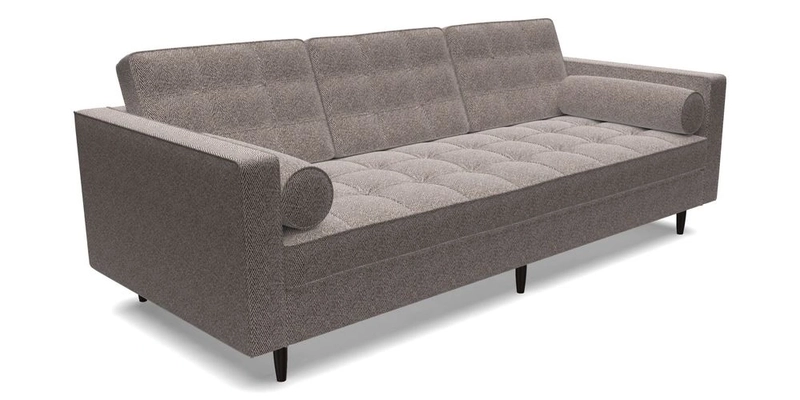 Marylebone 3 Seater Sofa in Clever Tough And Eco Velvet Indigo