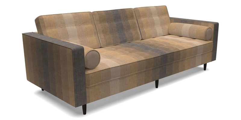 Marylebone 3 Seater Sofa in Clever Tough And Eco Velvet Indigo