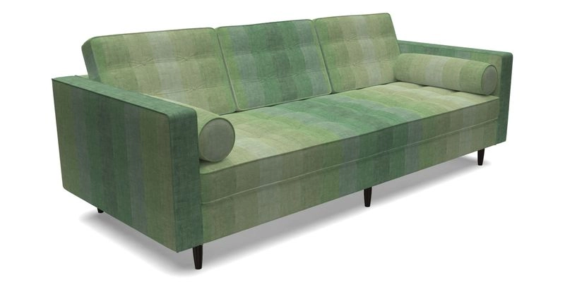 Marylebone 3 Seater Sofa in Clever Tough And Eco Velvet Indigo
