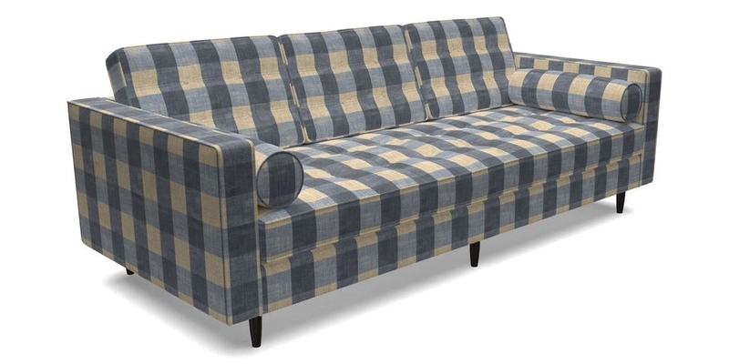 Marylebone 3 Seater Sofa in Clever Tough And Eco Velvet Indigo