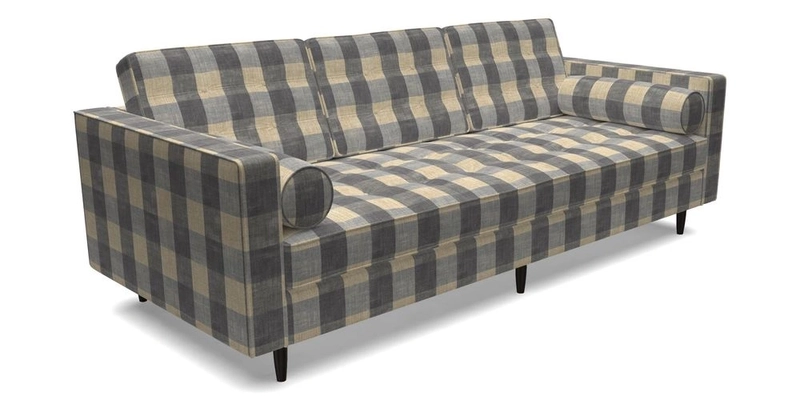 Marylebone 3 Seater Sofa in Clever Tough And Eco Velvet Indigo