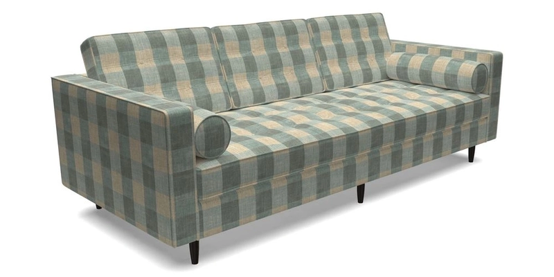 Marylebone 3 Seater Sofa in Clever Tough And Eco Velvet Indigo