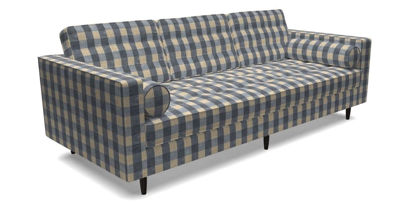 Marylebone 3 Seater Sofa in Clever Tough And Eco Velvet Indigo