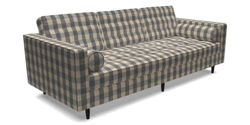 Marylebone 3 Seater Sofa in Clever Tough And Eco Velvet Indigo