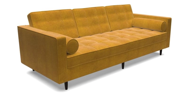 Marylebone 3 Seater Sofa in Clever Tough And Eco Velvet Indigo Marylebone 3 Seater Sofa in Clever Tough And Eco Velvet Indigo