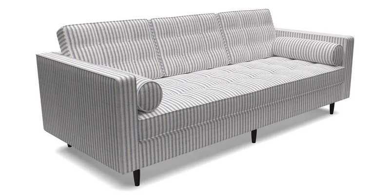 Marylebone 3 Seater Sofa in Clever Tough And Eco Velvet Indigo