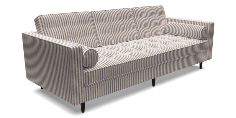 Marylebone 3 Seater Sofa in Clever Tough And Eco Velvet Indigo