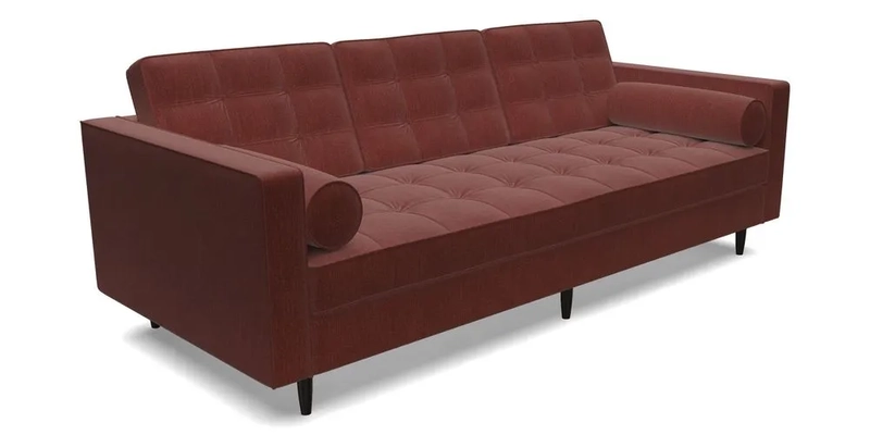 Marylebone 3 Seater Sofa in Clever Tough And Eco Velvet Indigo