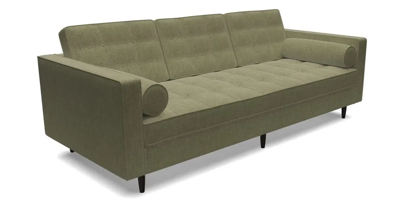 Marylebone 3 Seater Sofa in Clever Tough And Eco Velvet Indigo